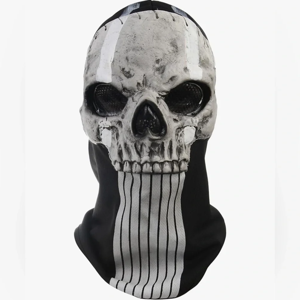 Scary Skull Ghost Mask for War Game Halloween Costume - Full Face. NEW!!!